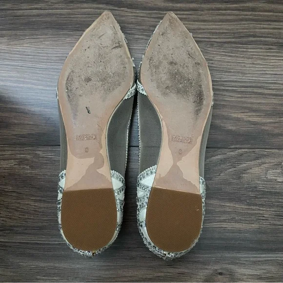 Badgley Mischka Gigi Crystal Embellished Pointed Toe Flats - Picture 8 of 8